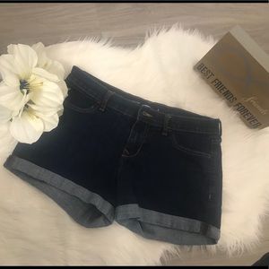 Old Navy dark wash shorts